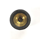 EH71-0D1S, EHC 1/8" Shaft 0.500" Diameter Straight Knurled Knob w/ Cap (K47)
