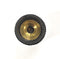 EH71-0D1S, EHC 1/8" Shaft 0.500" Diameter Straight Knurled Knob w/ Cap (K47)