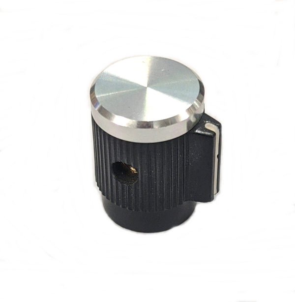 EH71-0DSB1S, EHC 1/8" Shaft 0.500" Diameter Straight Knurled Knob w/ Cap (K52)