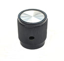 EH71-1D1S, EHC 1/8" Shaft 0.700" Diameter Skirted Knob with Inlay (K65)