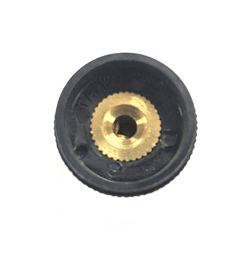 EH71-1D1S, EHC 1/8" Shaft 0.700" Diameter Skirted Knob w/ Cap (K69)
