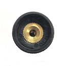 EH71-1E1S, EHC 1/8" Shaft 0.700" Diameter Skirted Knob w/ Cap & Indicator (K70)