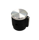 EH71-1DSB1S, EHC 1/8" Shaft 0.70" Diameter Knob w/Indicator & Cap (K74)