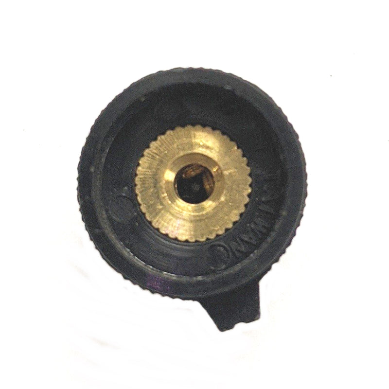EH71-1DSB1S, EHC 1/8" Shaft 0.70" Diameter Knob w/Indicator & Cap (K74)