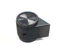 EH71-1K1S, EHC 1/8" Shaft 0.700" Diameter Skirted Pointer Knob w/ Inlay (K76)