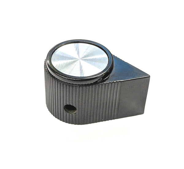 EHC # EH71-1P1S, 1/8" Shaft, 0.700" Diameter Skirted Pointer Knob w/ Inlay (K77)