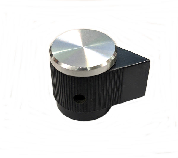 EH71-1K1S, EHC 1/8" Shaft, 0.700" Diameter Skirted Pointer Knob w/ Cap (K80)