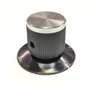 EH71-1G1S, EHC 1/8" Shaft 0.700" Diameter Knurled Dial Knob w/ Cap (K82)