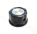 PKES90B1/4, Alcoknob 1/4" Shaft 1.0" Diameter Knob w/Indicator Line (K84)