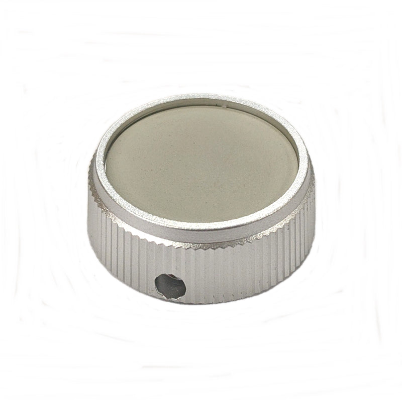 K86, 1/8" Shaft 0.975" Diameter Solid Aluminum Knob (K86)