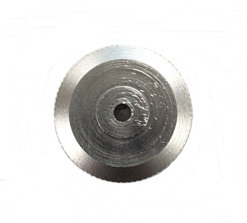 K86, 1/8" Shaft 0.975" Diameter Solid Aluminum Knob (K86)