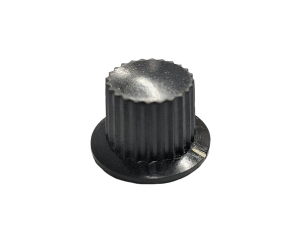 1/4" Shaft, 0.686" Diameter Plastic Dial Knob with Indicator Line (K97)