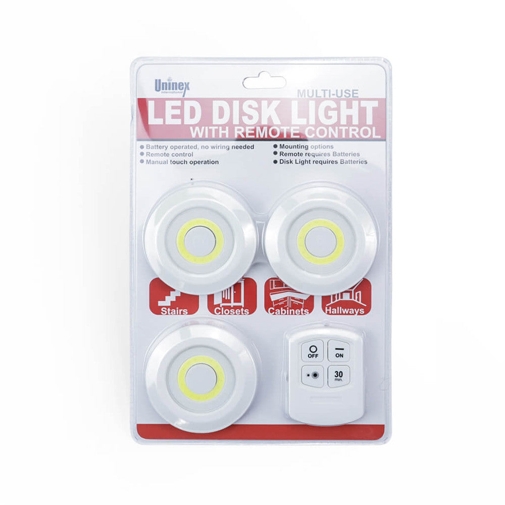 KL1015 Multi-Use LED Disk Light with Remote Control – MarVac Electronics