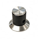 KNS501BA1/8, Alcoknob 1/8" Shaft 0.50" Diameter Aluminum Knob w/ Arrow Indicator