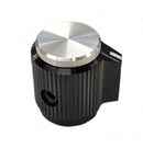 KPN500BA1/8, Alcoknob 1/8" Shaft 0.500" Diameter Knob w/ Bar Indicator