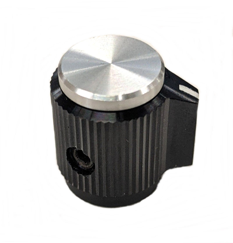 KPN500BA1/8, Alcoknob 1/8" Shaft 0.500" Diameter Knob w/ Bar Indicator