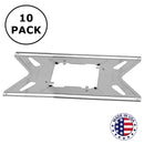 LBS8-10PK, Lowell 10-Pack of Square Hole Tile Bridges for 8" Speakers