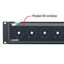 Lowell LVC8P-ID-2, Rack Panel for 8 Volume Controls (Not Included)