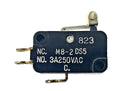 Mulon M8-2DS5, SPDT ON-(ON) Roller Lever micro switch 3A @ 250V AC