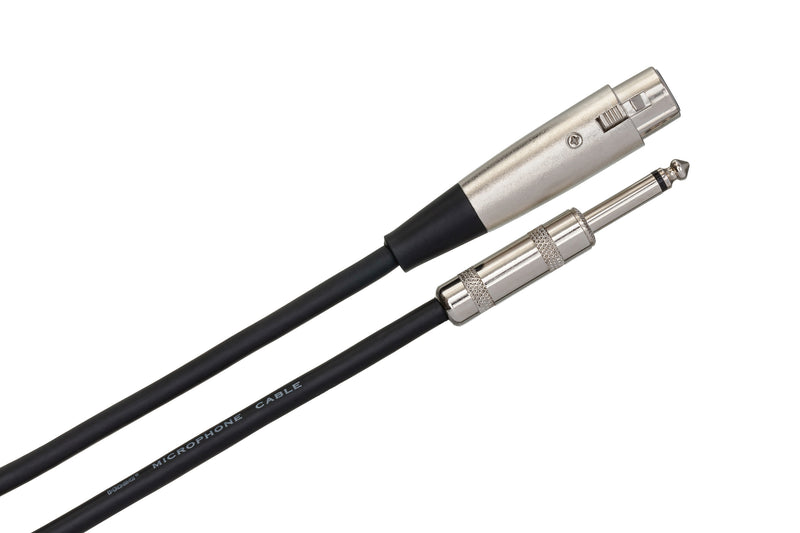 MCH-110, Hosa Microphone Cable, Hosa XLR3F to 1/4 in TS, 10 ft
