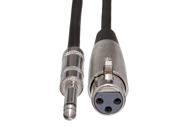 MCH-110, Hosa Microphone Cable, Hosa XLR3F to 1/4 in TS, 10 ft