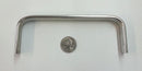 6 Inch Metal Replacement Handle for Drawers or Cases 6" x 5/8" x 9/32" "Silver"