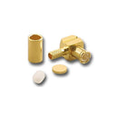 MCX-2222, MCX Male Right Angle Crimp/Solder Connector for RG-316/U Cable
