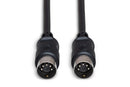 MID-310BK, Hosa MIDI Cable, 5-pin DIN to Same, 10 ft