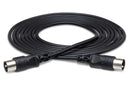 MID-310BK, Hosa MIDI Cable, 5-pin DIN to Same, 10 ft