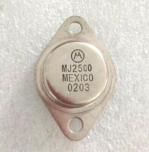 Motorola MJ2500 PNP High Gain Darlington Transistor ~ TO-3 Case 5A @ 60V (246)