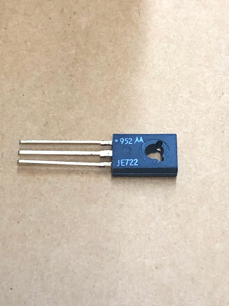 Motorola MJE722 NPN Silicon Transistor, 1.5A @ 80V Driver Amplifier ~ TO-126