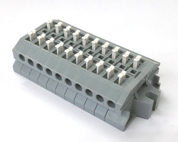 ML-1700-A-10P, Sato Parts 10 Position Screwless Terminal Block ~ 10A @ 300V