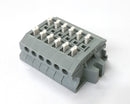 ML-1700-A-6P, Sato Parts 6 Position Screwless Terminal Block ~ 10A @ 300V