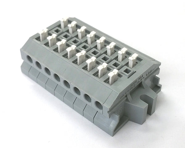 Sato Parts ML-7000-B Black Button Terminal Block - Single Side-Stackable, 9.2mm Pitch, Japan