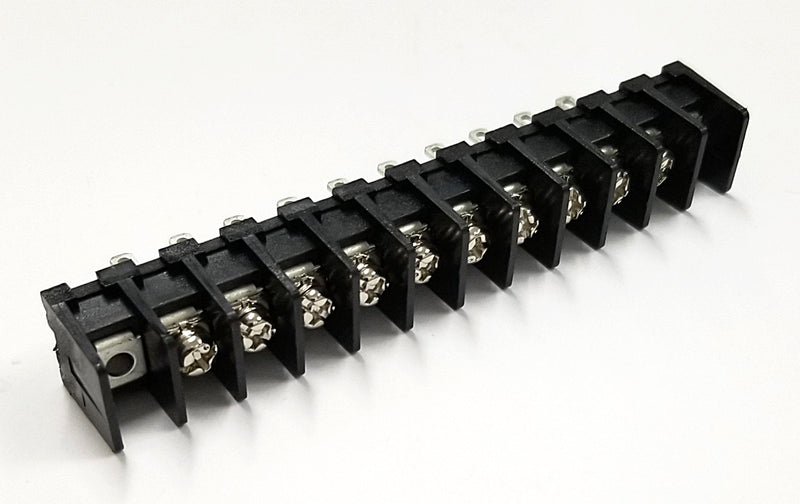 ML-40-S1AXF-10P, Sato Parts 10 Position Feed Through Terminal Block ~ 10A @ 250V