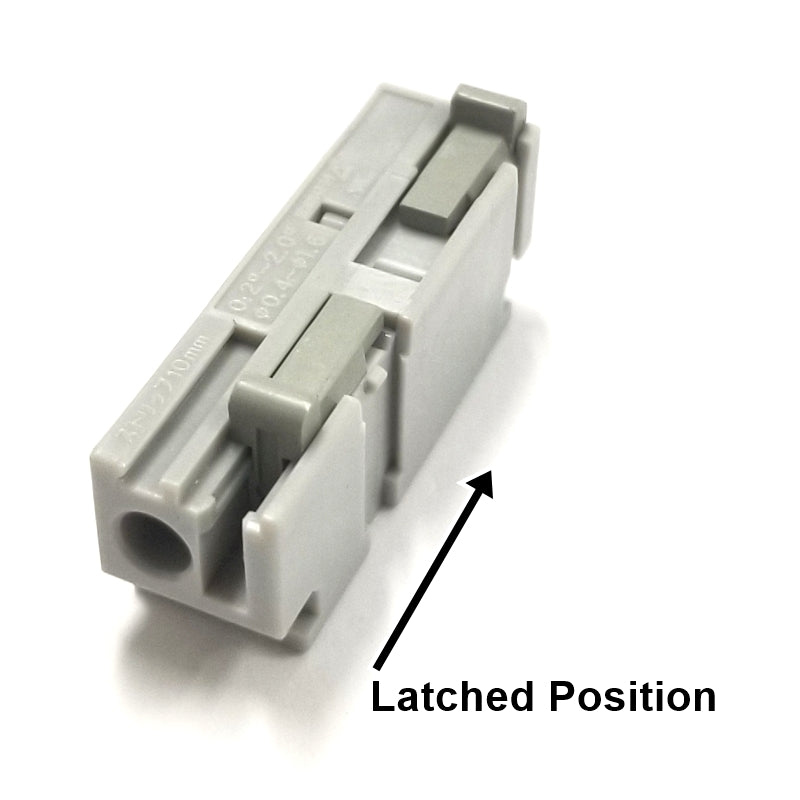ML-7000-GY, Sato Parts GRAY Button Single Side Stackable Terminal Block