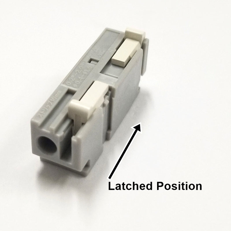 ML-7000-W, Sato Parts WHITE Button Single Side Stackable Terminal Block