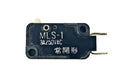 Mulon MLS-1, SPST-NO OFF-(ON) Push Button Pin Plunger micro switch 3A @ 250V