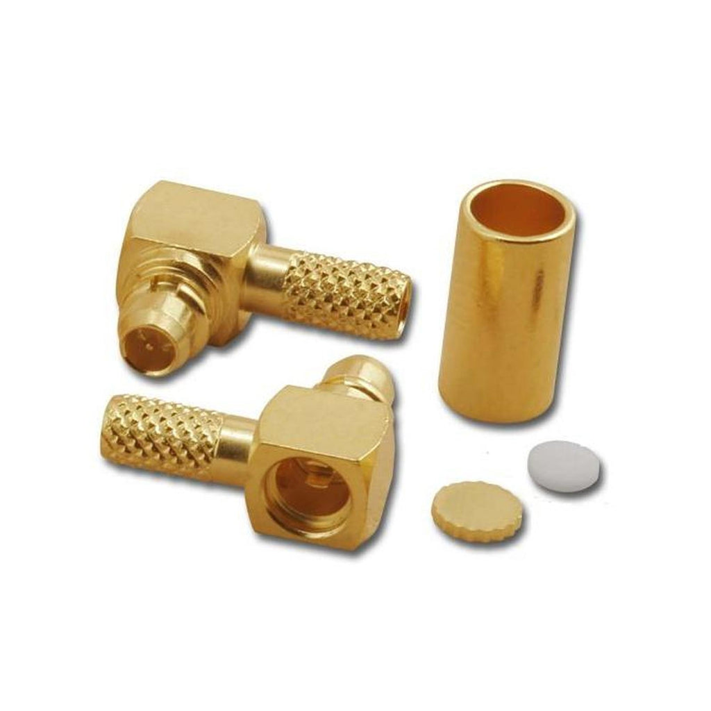 MMC-2102, Pan Pacific MMCX Right Angle Crimp/Solder Plug for RG-316/U ...