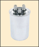 NTE MRRC440V7R5/60, 7.5uF and 60uF @ 440V AC, Dual Motor Run Capacitor