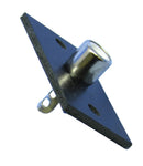 Philmore MS30, Single RCA Female Jack ~ Chassis Mount with White Insulator