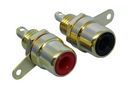 MSG12, Philmore RCA/ Phono Jack Gold Plated 2 Pk.