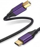 MVO MV-USBC-USB2.0 B-6, 6 Foot USB C to USB B Printer Cable
