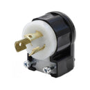 MV4720RA, MVO  Right Angle 15A 125V 2 Pole 3 Wire NEMA L5-15P Locking Plug