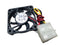 MW-5210M12C, T&T 50mm x 10mm 12V DC Cooling Fan with PC Power Cable ~ 9 CFM