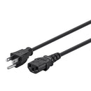 MV5285, 6 Foot 16awg IEC Black Cord C13/5-15P