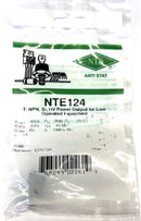 NTE124, 150mA @ 300V NPN Transistor High Voltage Output ~ TO-66 (ECG124)