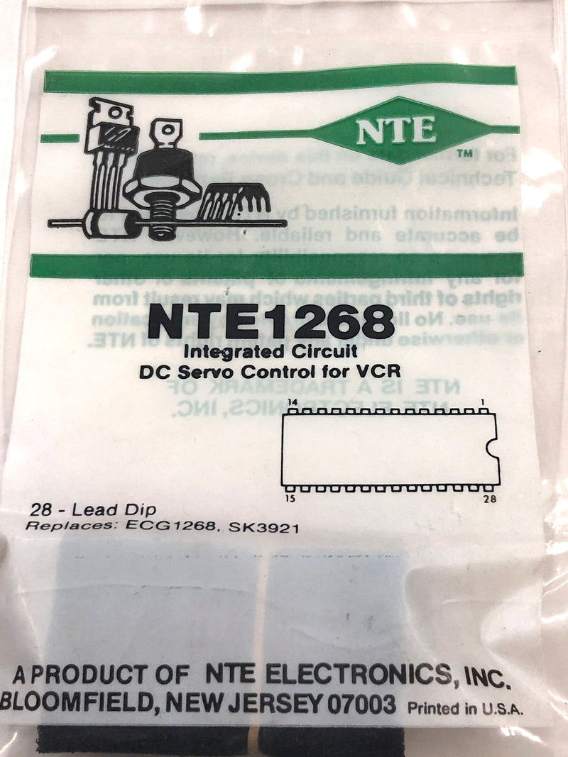 NTE1268, VCR DC Servo Control Circuit IC ~ 28 Pin DIP (ECG1268, SK3921, AN318)