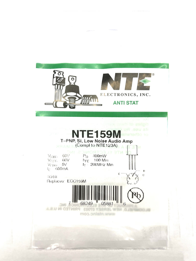 NTE159M, 600mA@60V NPN Silicon General Purpose Transistor ~ TO-18 (ECG159M)