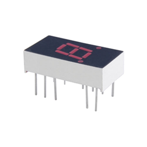 NTE3052, RED Seven Segment Display - Common Anode 0.3" Height Single Digit